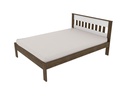 DOUBLE BED CM8007 WALNUT/ WHITE