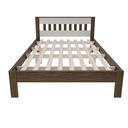 DOUBLE BED CM8007 WALNUT/ WHITE