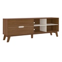 VERONA TV STAND - CEDAR/ OFF WHITE