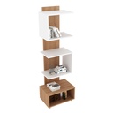 BOOKCASE ALMOND/WHITE