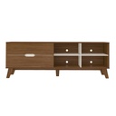 VERONA TV STAND - CEDAR/ OFF WHITE