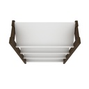 SHOE RACK WHITE/WALNUT