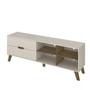 VERONA TV STAND - OFF WHITE / PINE