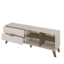 VERONA TV STAND - OFF WHITE / PINE