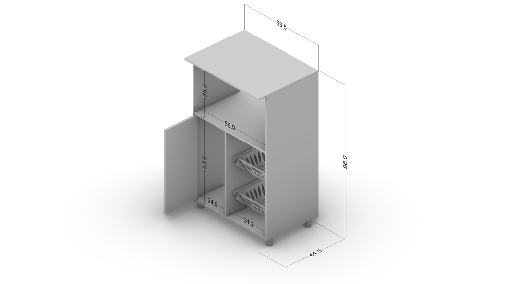 CONFINS FRUIT CABINET