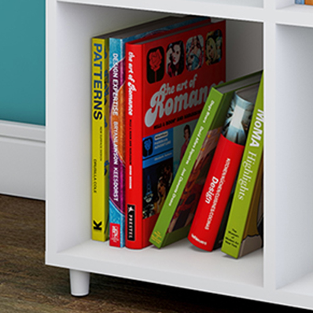 BOOKCASE WHITE
