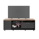 TV RACK 60" BLACK/ALMOD