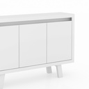 OFFICE CABINET W/ 3 DOORS WHITE