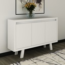 OFFICE CABINET W/ 3 DOORS WHITE