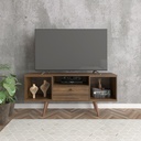 TV RACK 55" WALNUT