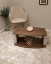 CARIBE COFFEE TABLE - WALNUT/ OFF WHITE