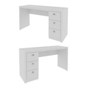 REVERSIBLE OFFICE DESK WHITE
