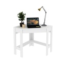 CORNER OFFICE DESK WHITE