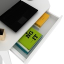 CORNER OFFICE DESK WHITE