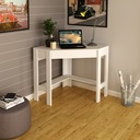 CORNER OFFICE DESK WHITE