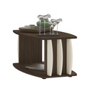 CARIBE COFFEE TABLE - WALNUT/ OFF WHITE