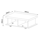 DUNAS COFFEE TABLE - CHERRY