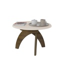 JADE COFFEE TABLE - OFF WHITE / PINE