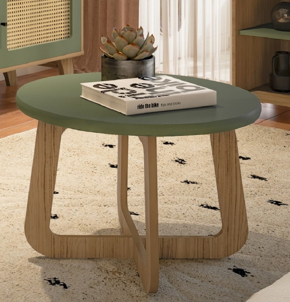 JASMIN COFFEE TABLE - MINT / OAK