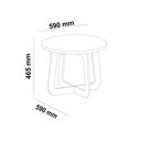 JASMIN COFFEE TABLE - MINT / OAK