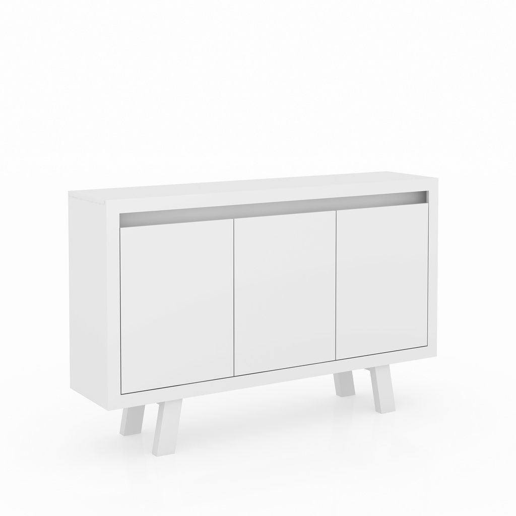 OFFICE CABINET W/ 3 DOORS WHITE