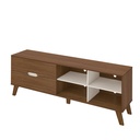 VERONA TV STAND - CEDAR/ OFF WHITE