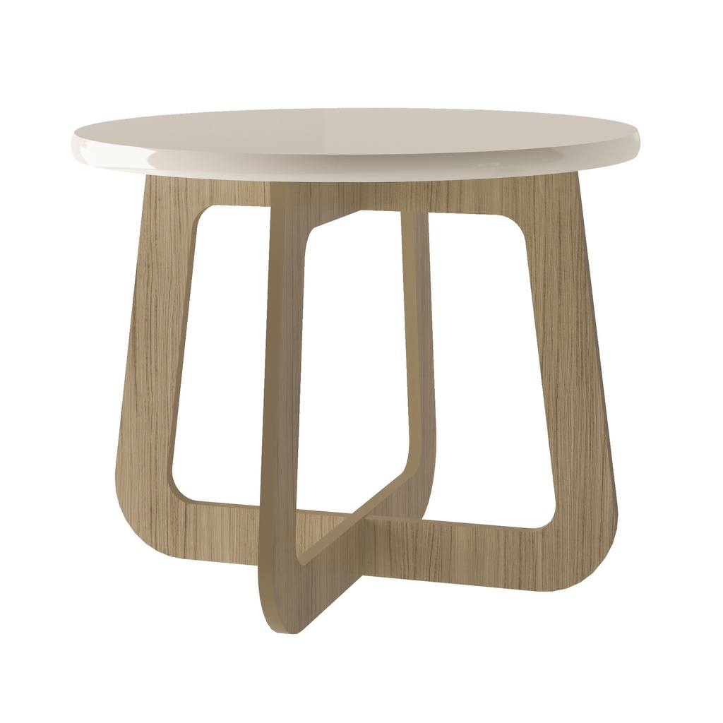 JASMIN COFFEE TABLE - OFF WHITE / OAK
