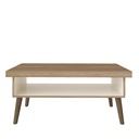 LUCCA COFFEE TABLE - OAK / OFF WHITE