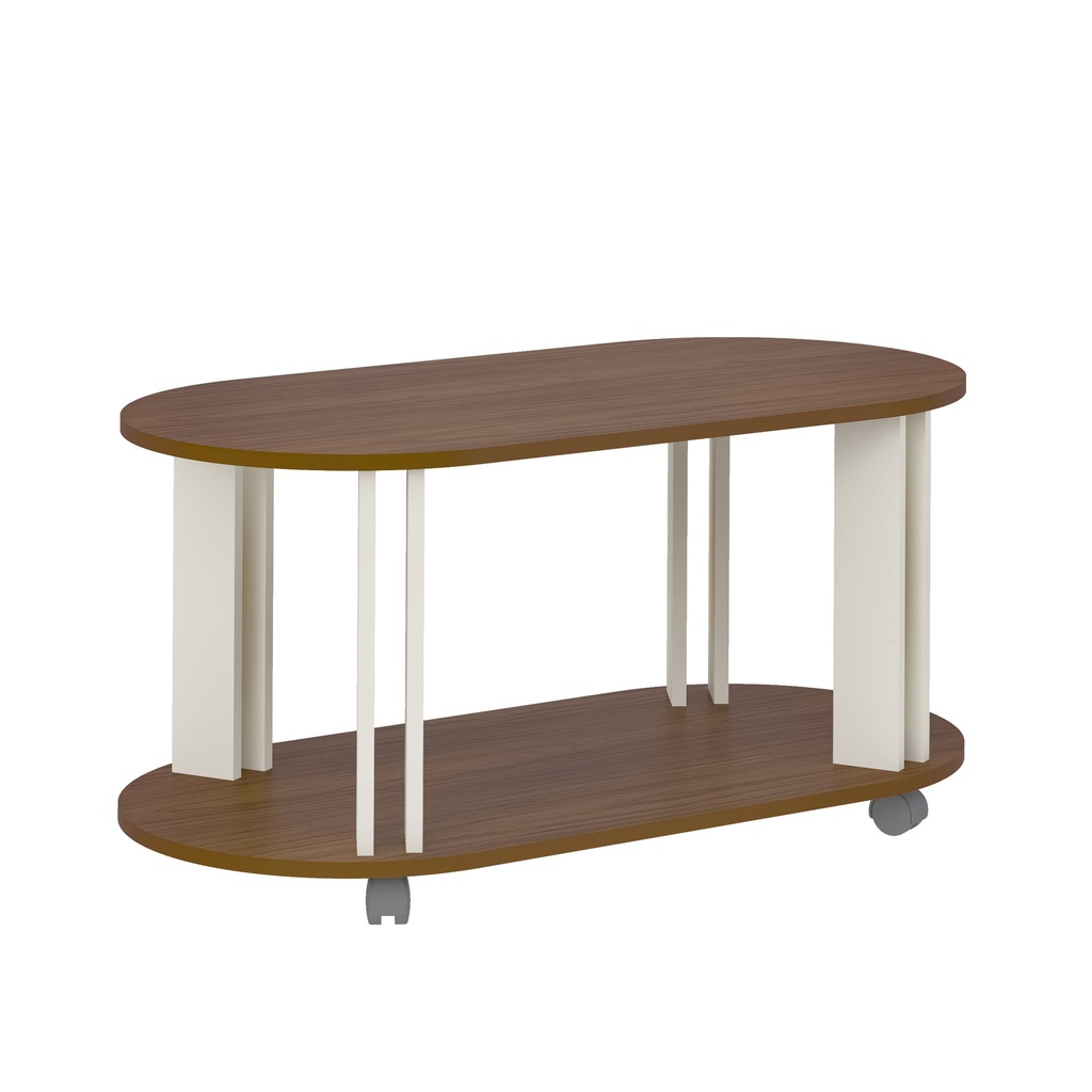 MUNDI COFFEE TABLE - CEDAR / OFF WHITE