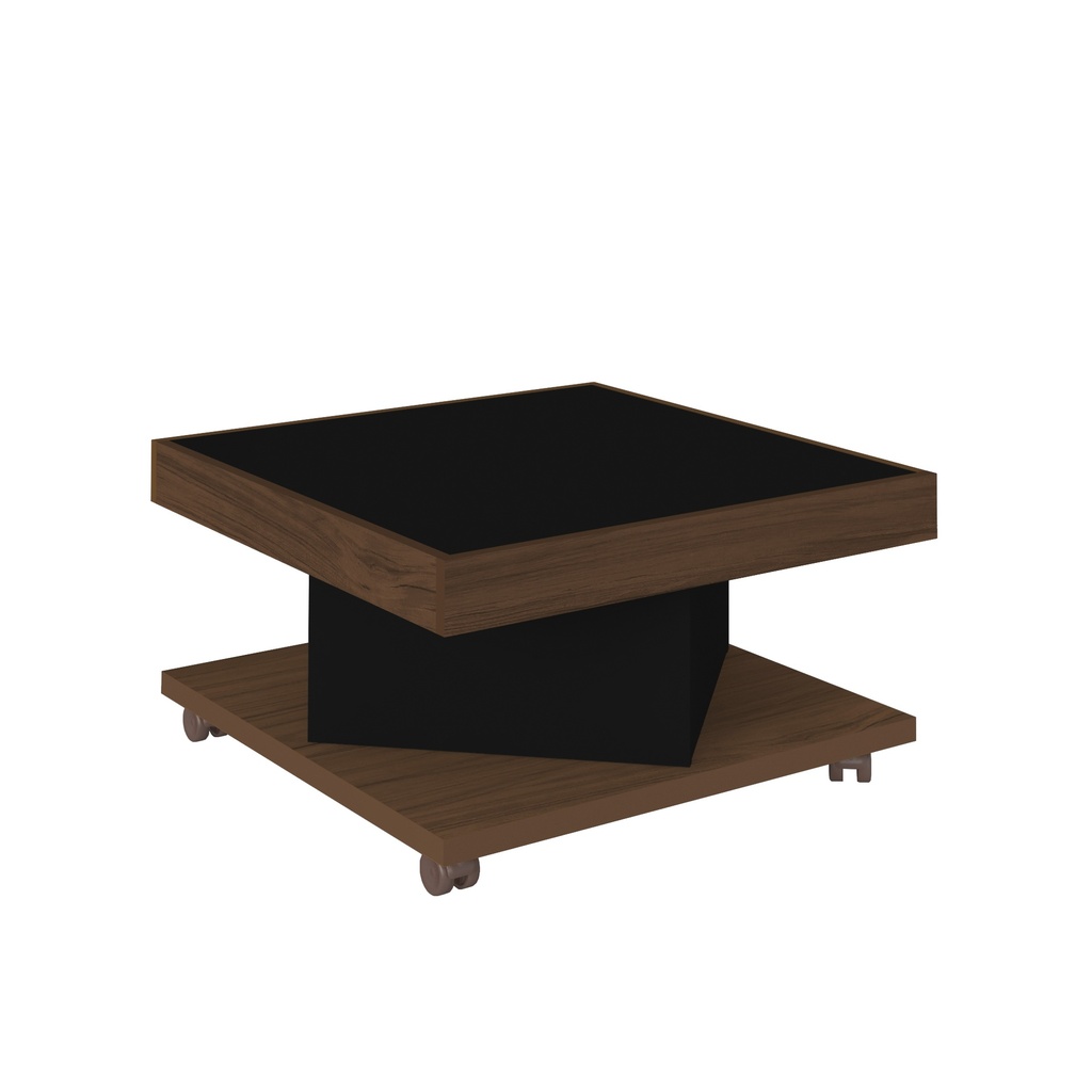 SAARA COFFEE TABLE - WALNUT / BLACK