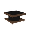 SAARA COFFEE TABLE - WALNUT / BLACK
