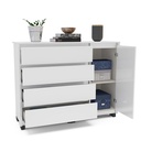 COIMBRA DRESSER 4 DRAWERS 1 DOOR