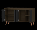 BUFFET LUXO CANELA/PRETO