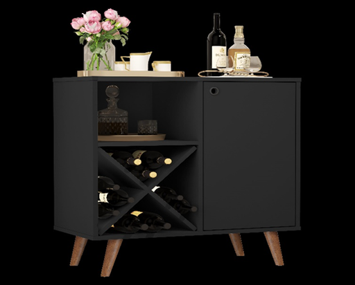 [4117] APARADOR LUXO PRETO