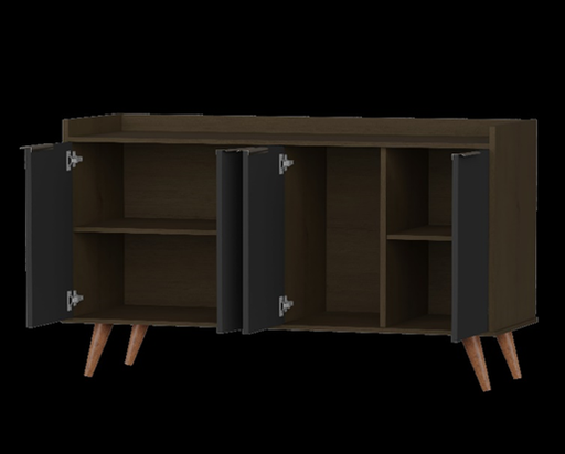 [4116] BUFFET LUXO CANELA/PRETO
