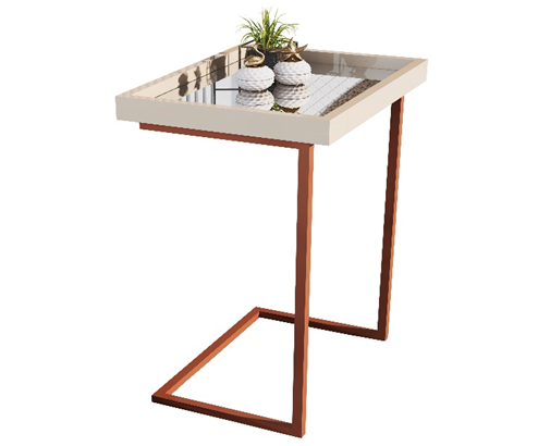 [4774] MESA DE APOIO SOFA PEROLA PE:DOUR