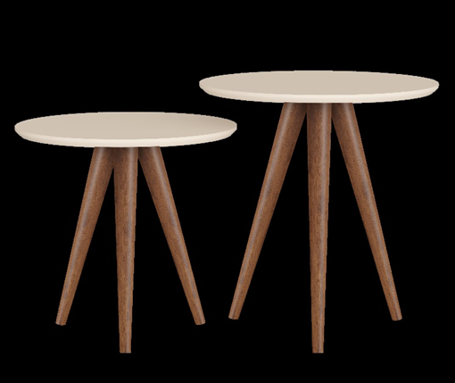 [8003] MESA DE APOIO LUXO PEROLA