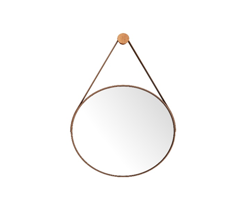 [JB-6203] ESPELHO JB CASTANHEIRA LUXO 60CM PRETO