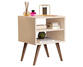 [1515] MESA DE CABECEIRA JB 1515 LUXO PEROLA/NATURE