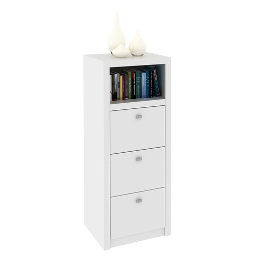 [ME4118.0006] STORAGE DRAWER CABINET WHITE
