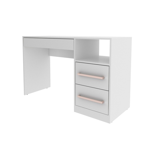 [ME4180.0001] OFFICE DESK 3 DRAWERS WHITE