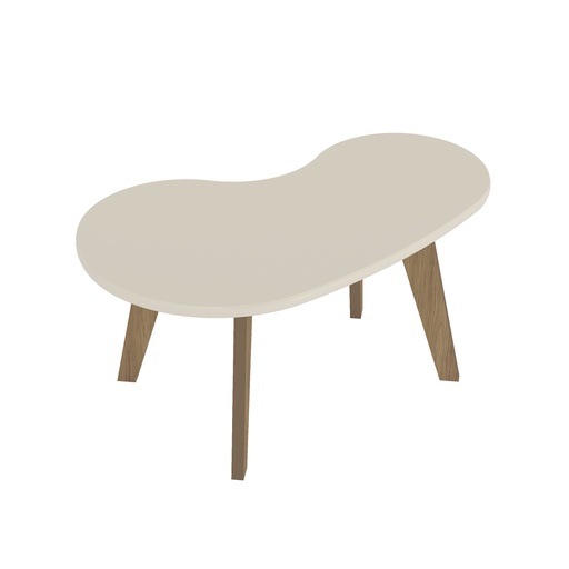 [4604] ORGANIC COFFEE TABLE - OFF WHITE