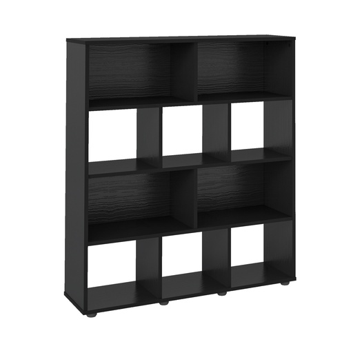 [4054] BOOK BOOKCASE - BLACK