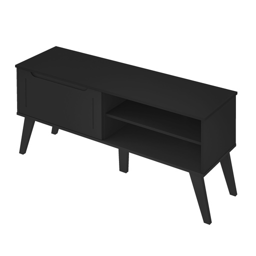 [4601] LOTUS II TV STAND - BLACK