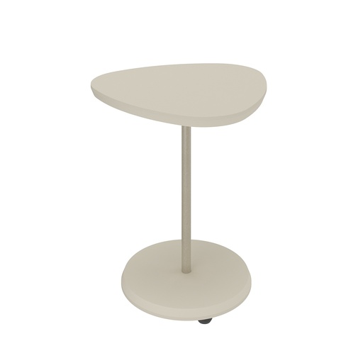 [4598] BEL END TABLE - OFF WHITE