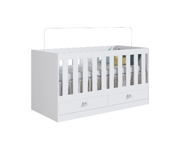 [BE062 BR] BABY CRIB AMORE 